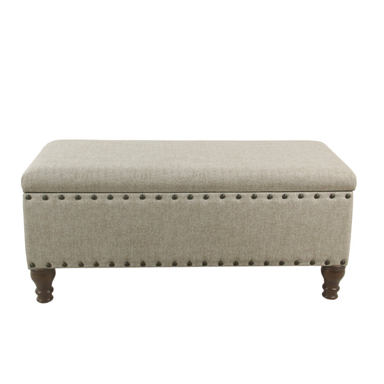 Three Posts Latimer Upholstered Flip Top Storage Bench & Reviews